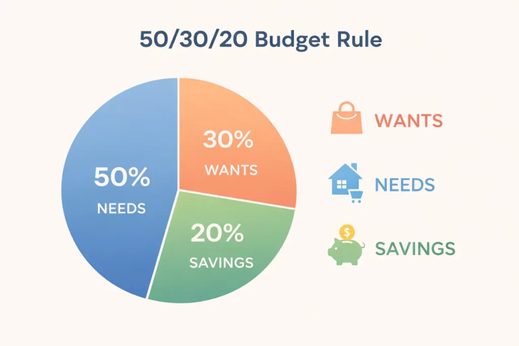 50 30 20 budgeting rule example for personal finance 2026